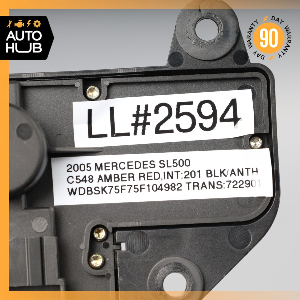 03-08 Mercedes R230 SL500 SL55 AMG Seat Control Switch Module Right Side OEM - photo 5