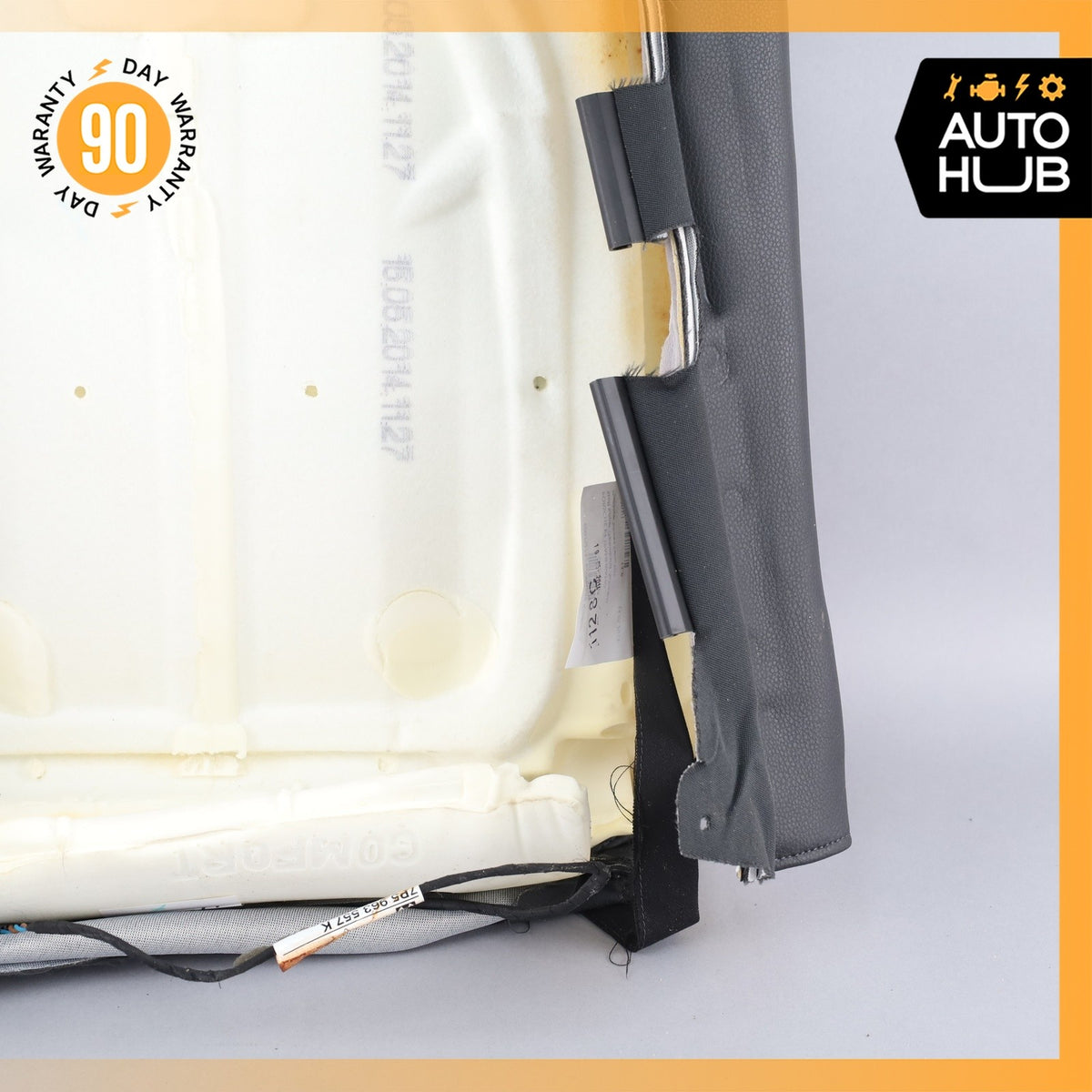 11-18 Porsche Cayenne 958 Front Right Side Seat Upper Cushion Black OEM - photo 16