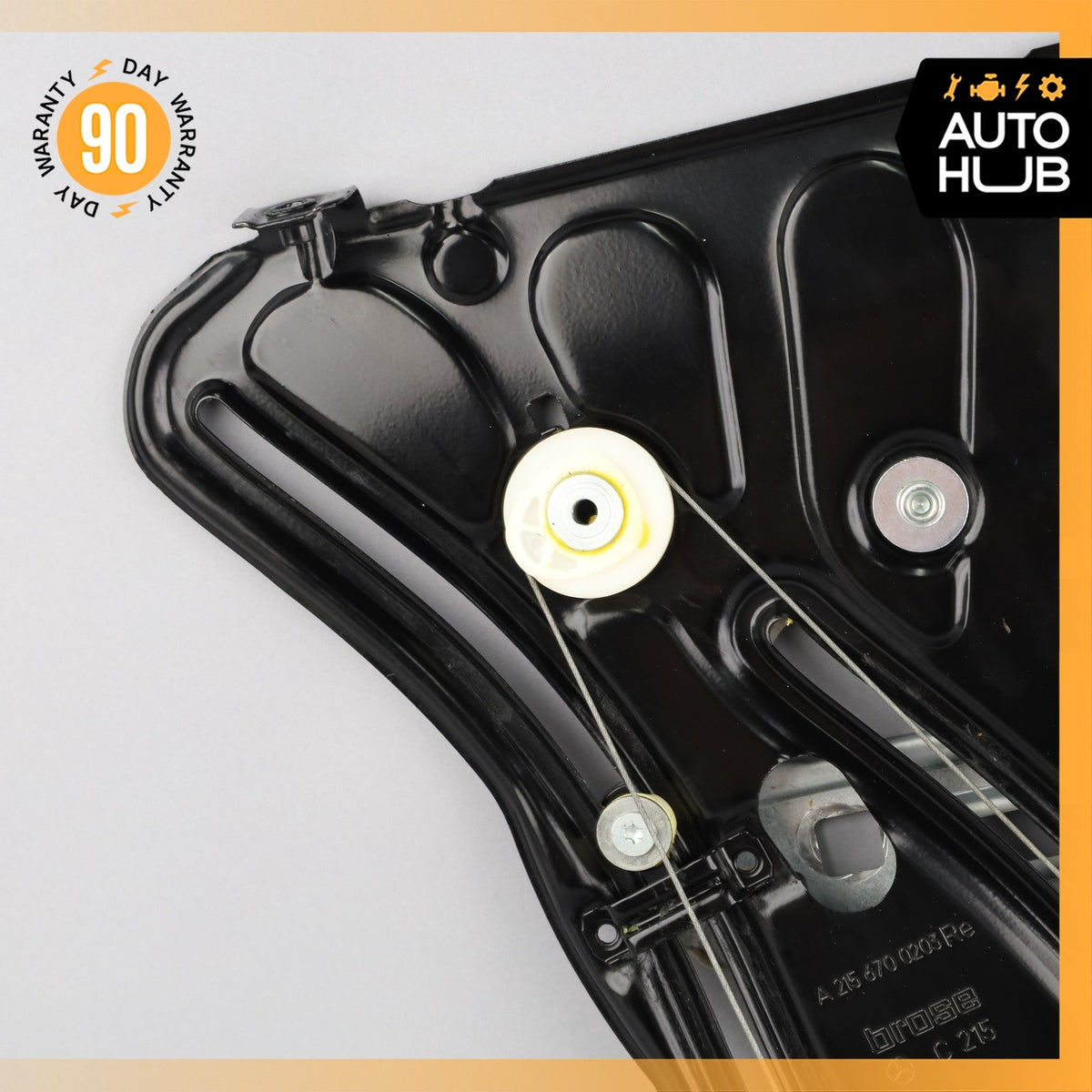 00-06 Mercedes W215 CL500 CL600 CL55 Rear Right Window Regulator w/ Motor OEM - photo 8