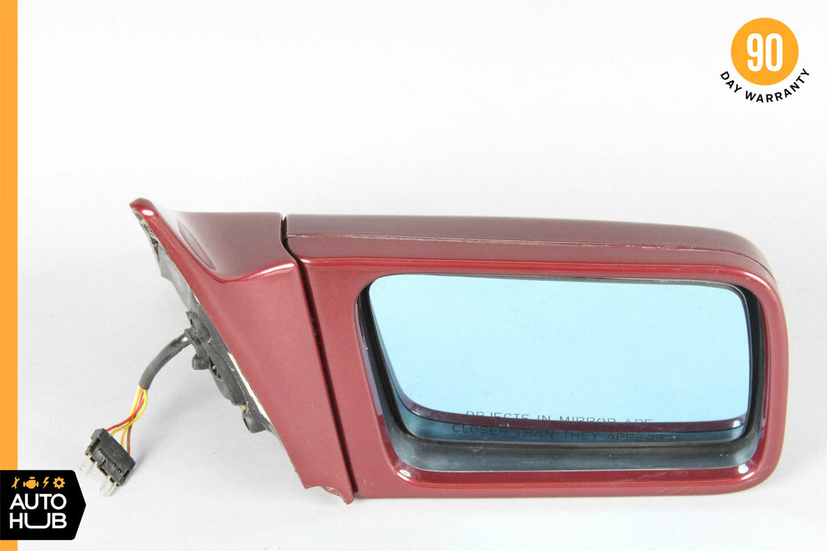 90-96 Mercedes R129 SL320 500SL 600SL Side View Door Mirror Right Passenger Red - photo 1
