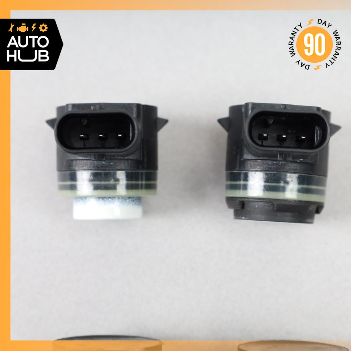 15-18 Porsche Macan Cayenne Front Bumper Parking Assist Sensor PDC Set OEM 88k - photo 12