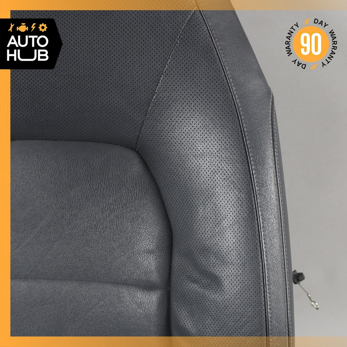 10-17 Mercedes W207 E350 E550 Front Right Side Seat Cushion Upper Black OEM - photo 3