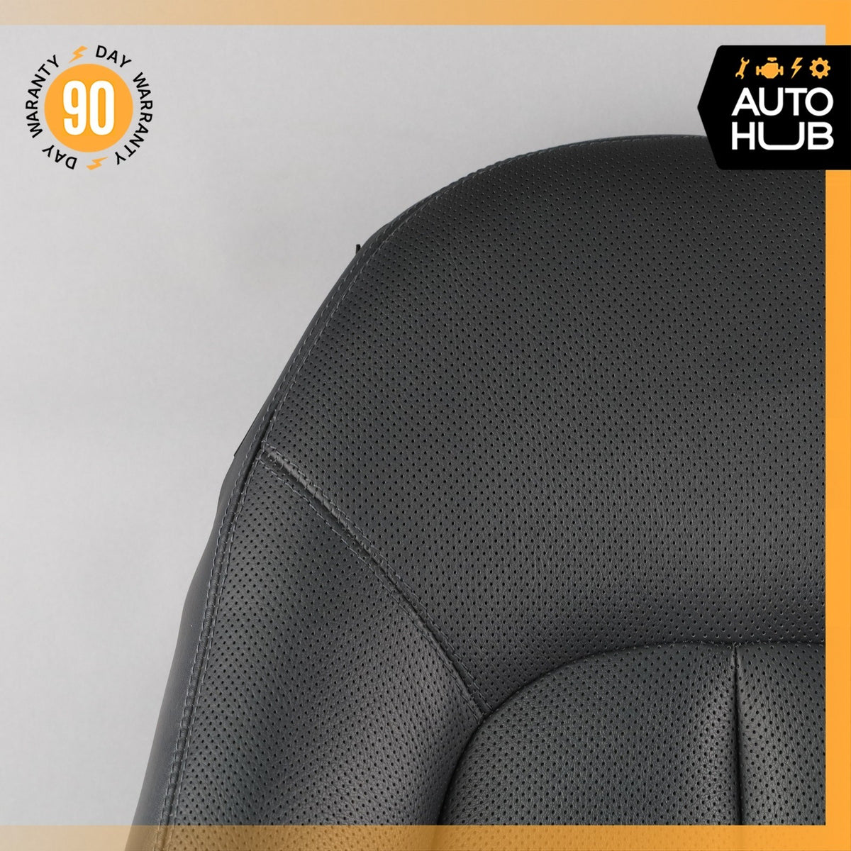 01-02 Mercedes W215 CL500 Front Right Passenger Top Upper Seat Cushion Black OEM - photo 2