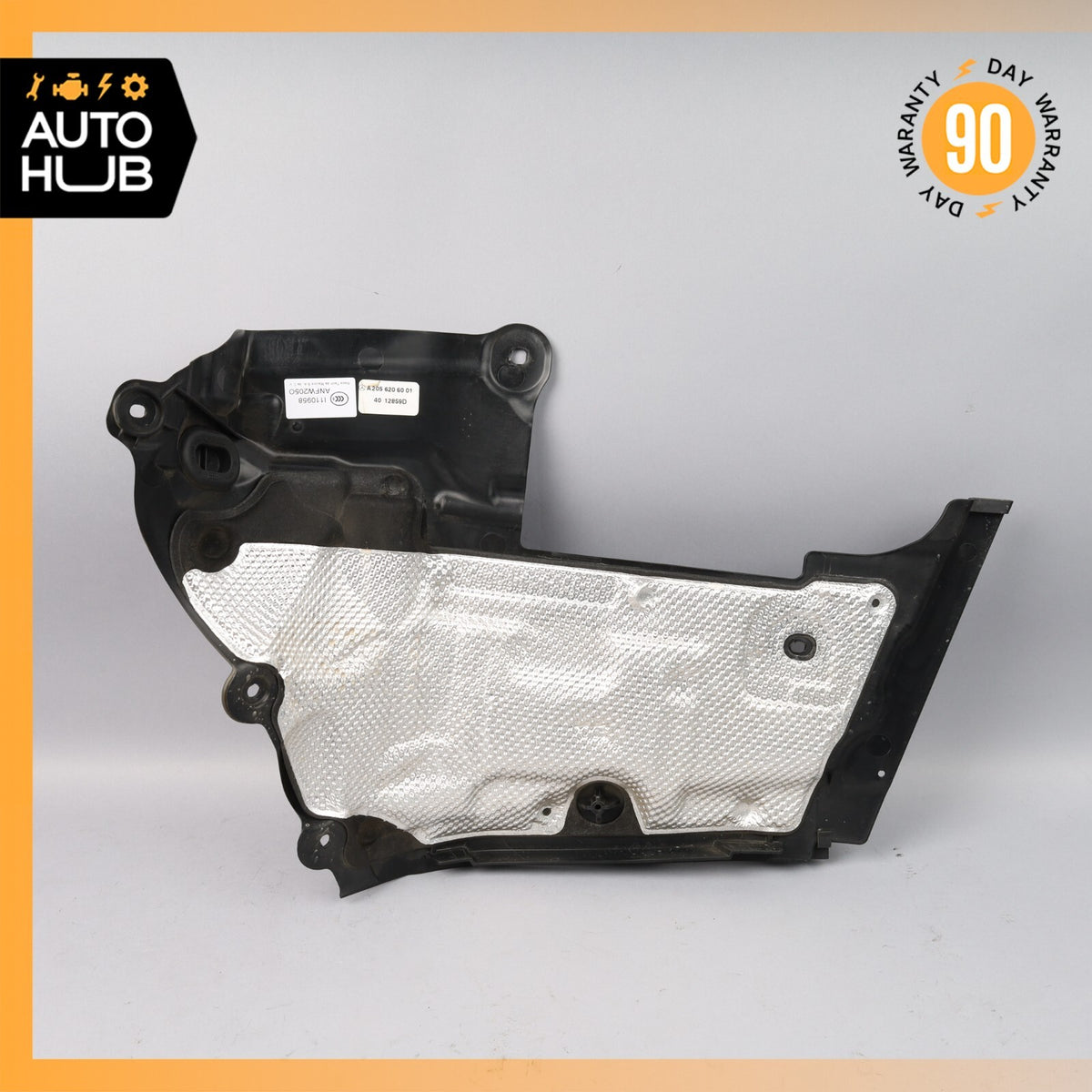 15-20 Mercedes W205 C300 M274 Front Right Engine Partition Shield OEM 41k - photo 6