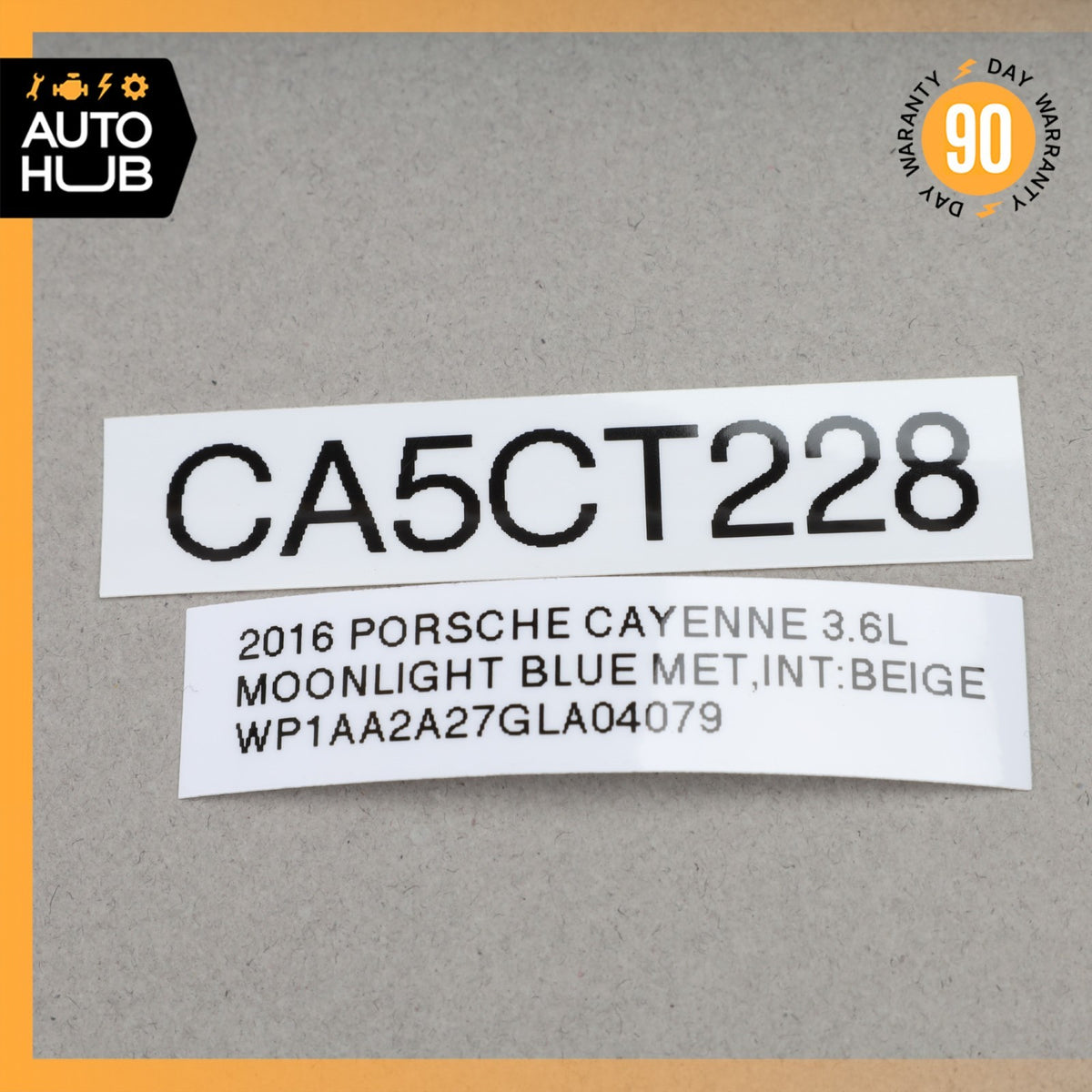 11-18 Porsche Cayenne 958 3.6L Oxygen O2 Sensor Lambda 03H906262S OEM - photo 8
