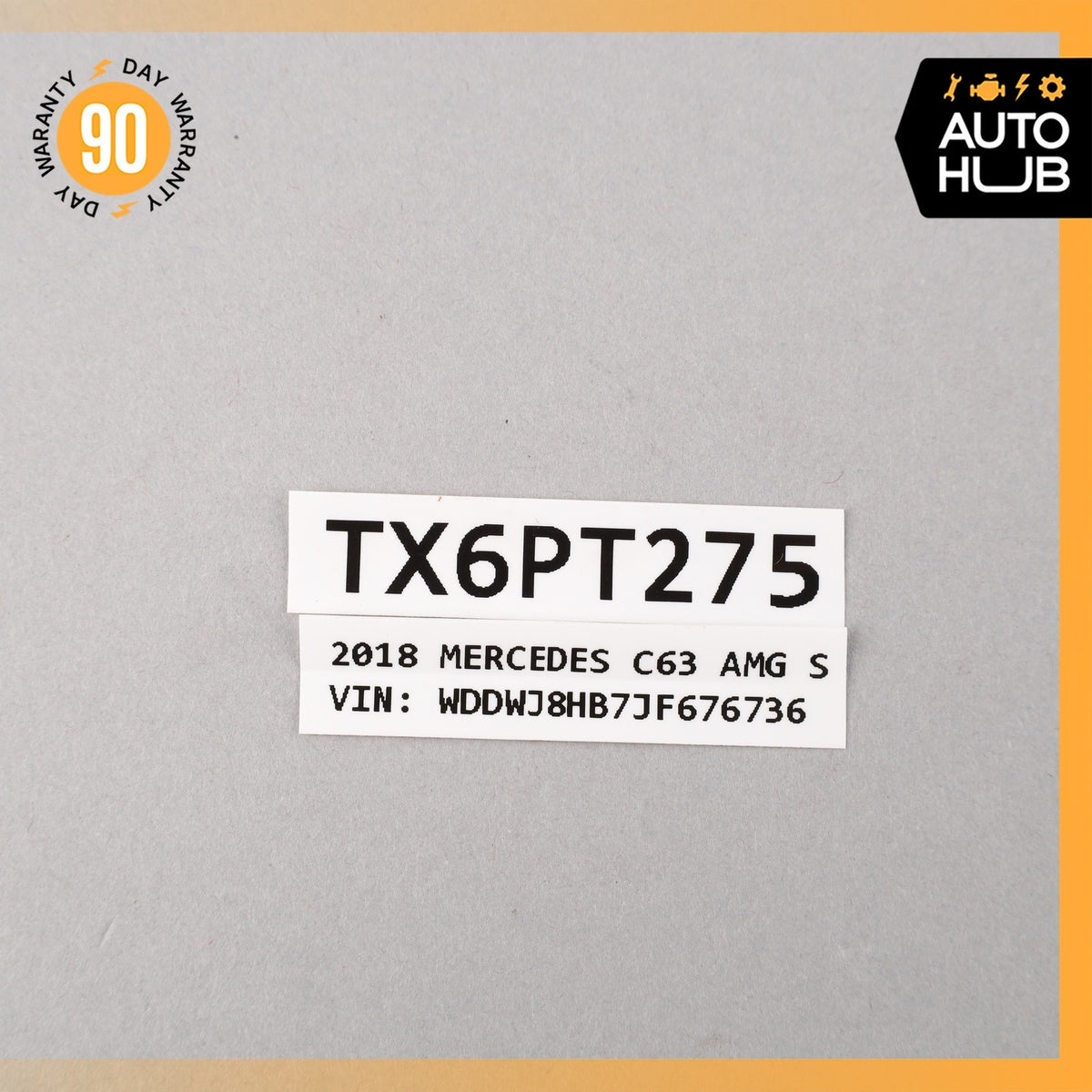 15-23 Mercedes W205 C63 AMG Right Side Fuel Rail Line w/ Injectors OEM 39k - photo 14
