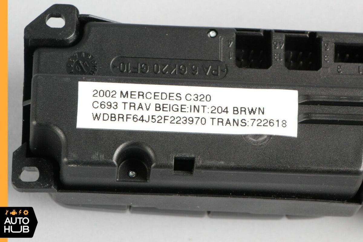 01-04 Mercedes W203 C320 CLK500 Hazard Light Control Switch 2038215258 OEM - photo 10