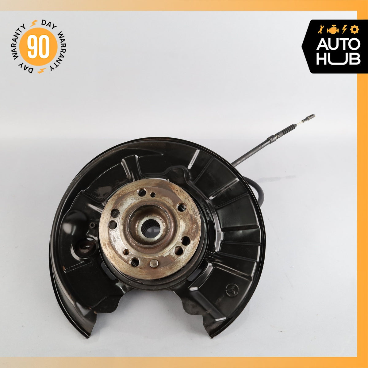 92-99 Mercedes W140 CL600 S500 Rear Left Side Spindle Knuckle Hub OEM 63k - photo 2