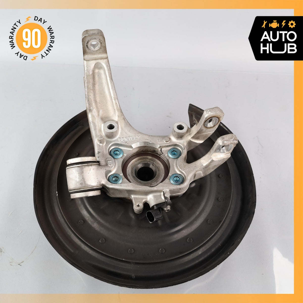 07-12 Bentley Continental GTC Rear Left Side Spindle Knuckle Hub OEM 43k - photo 8