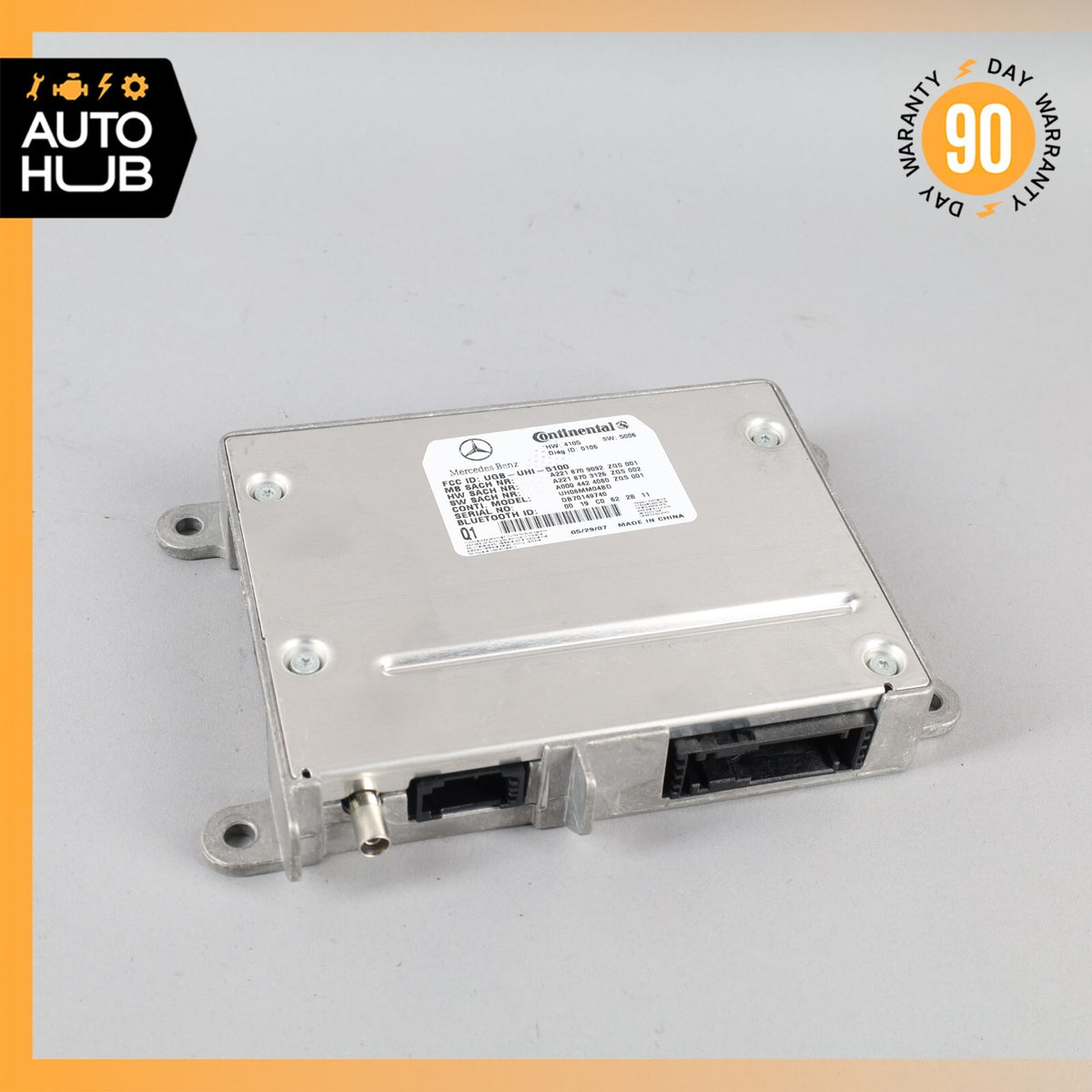 07-10 Mercedes W221 S550 CL550 Bluetooth Communication Module 2218709092 OEM - photo 1