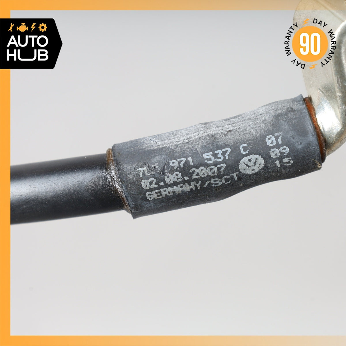 Porsche Cayenne 958 Engine Motor Battery Negative Earth Cable 7L5971537C OEM - photo 7