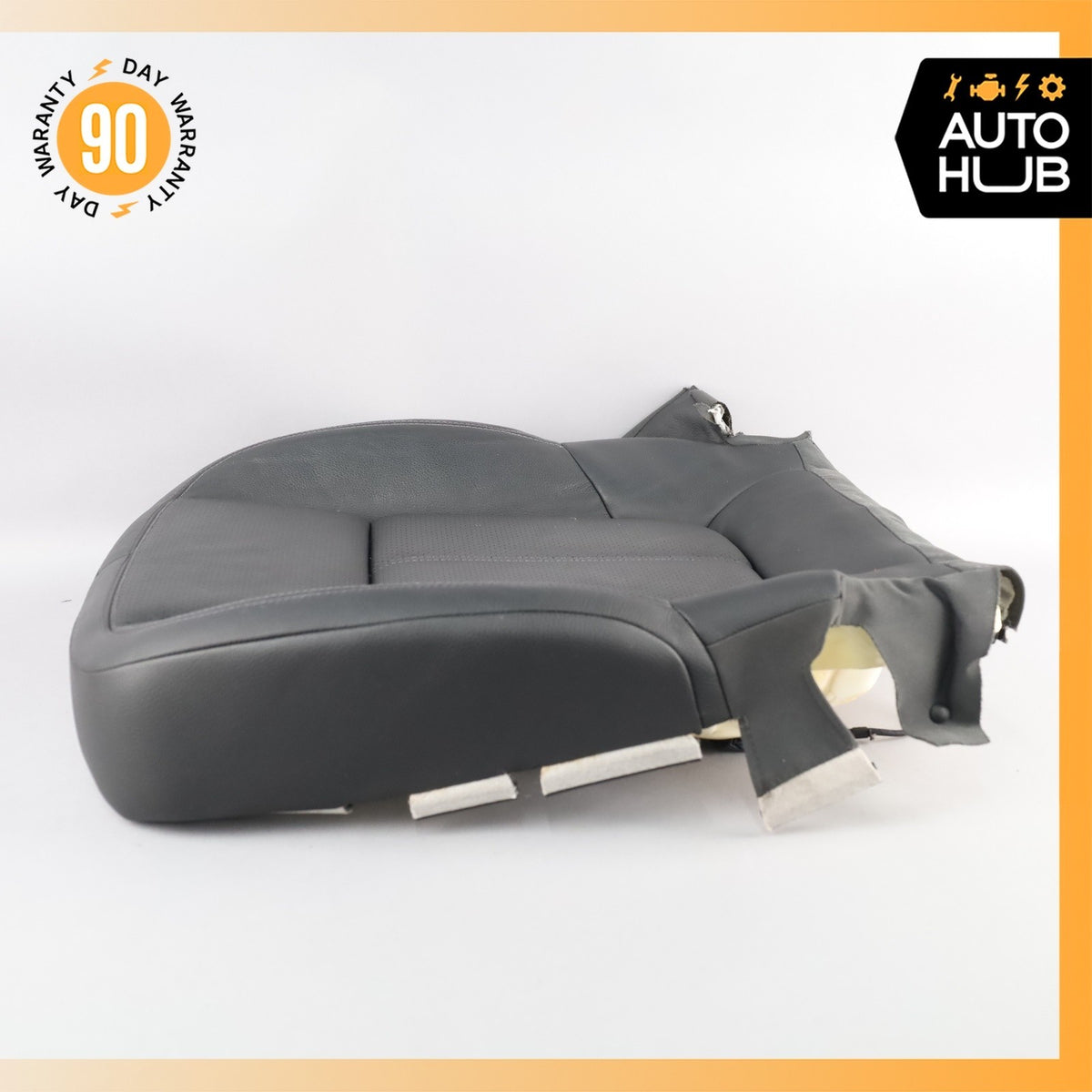 11-18 Porsche Cayenne 958 Front Right Lower Bottom Seat Cushion Black OEM - photo 6