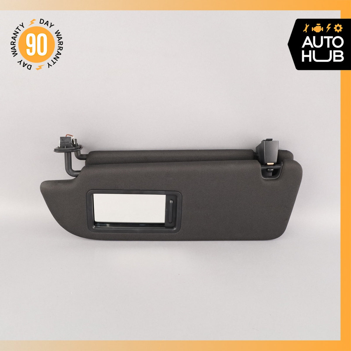 Audi 4M Q7 Left Driver Side Sunvisor Sun Visor Black OEM 87k - photo 11