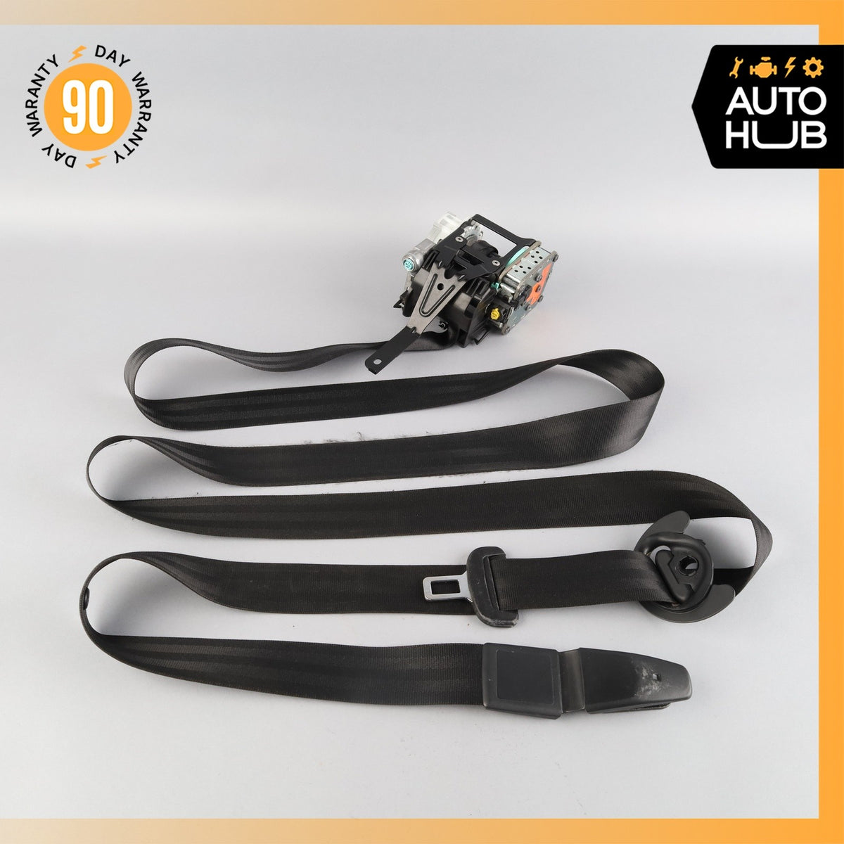 11-18 Porsche Cayenne 958 Front Left Driver Side Seat Belt Black OEM - photo 2