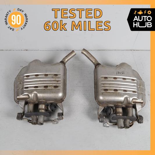 18-20 Mercedes W222 S450 S560e M276 Exhaust Mufflers Tips Set 2224911600 OEM 60k - photo 1