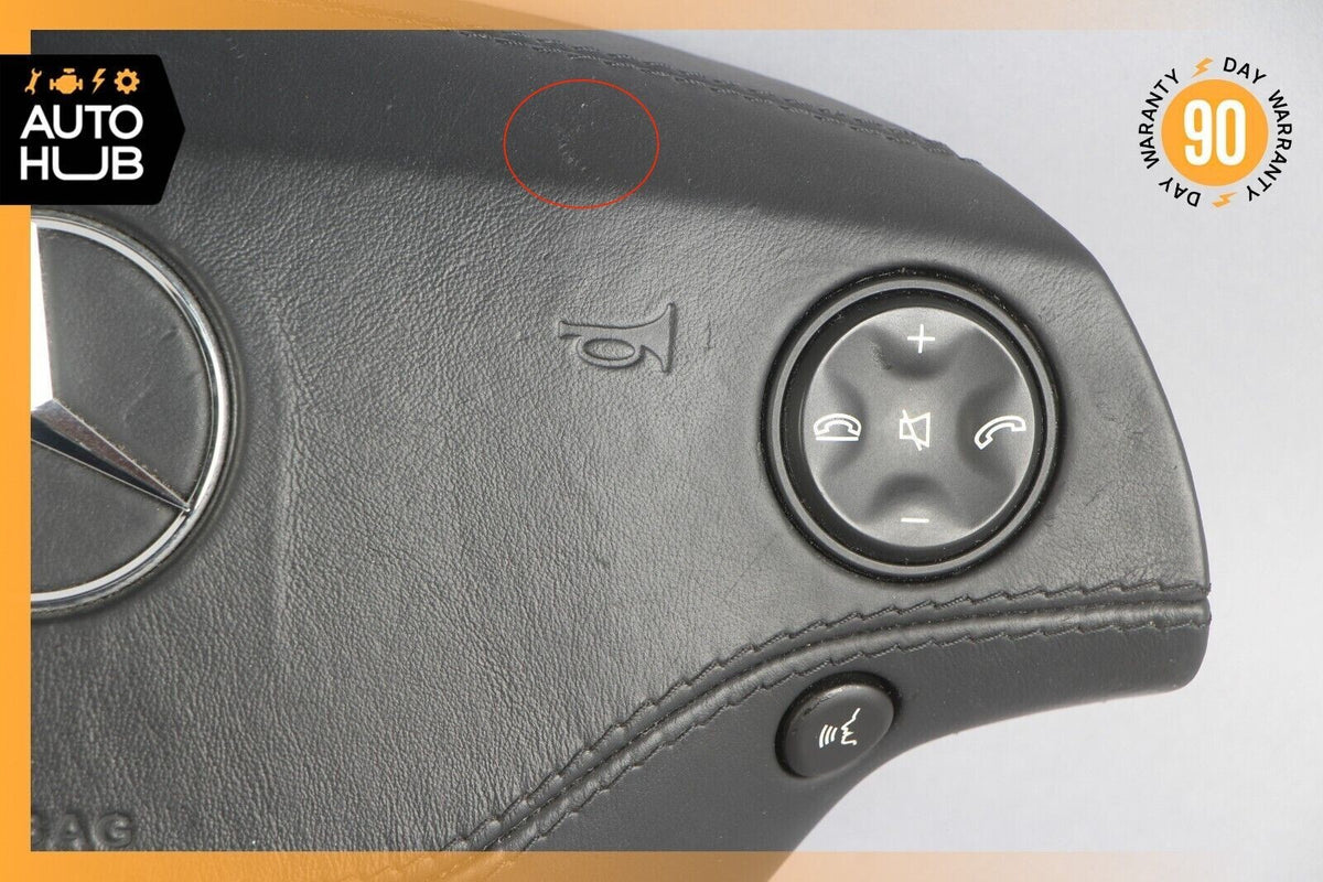 07-10 Mercedes W221 S550 CL550 S400 Steering Wheel Airbag Air Bag Black OEM - photo 4