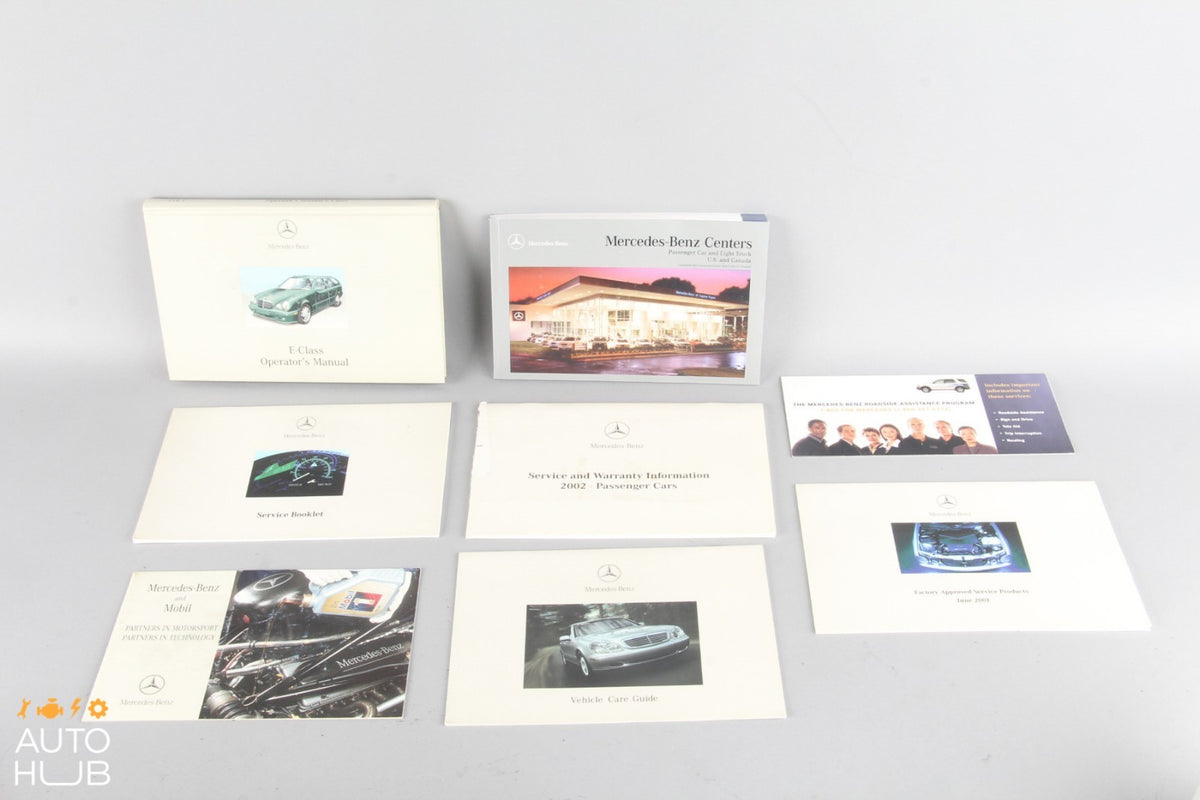 2002 Mercedes-Benz W211 E320 Owner's Operator's Manual Book Assembly OEM - photo 1