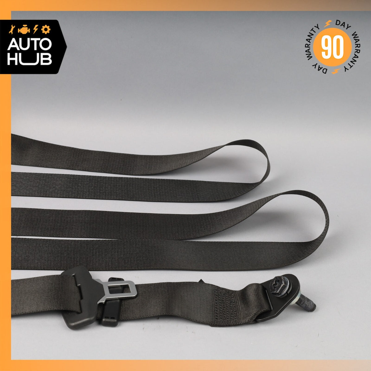 14-22 Maserati Ghibli SQ4 M157 Rear Left or Right Side Seat Belt Black OEM 41k - photo 2