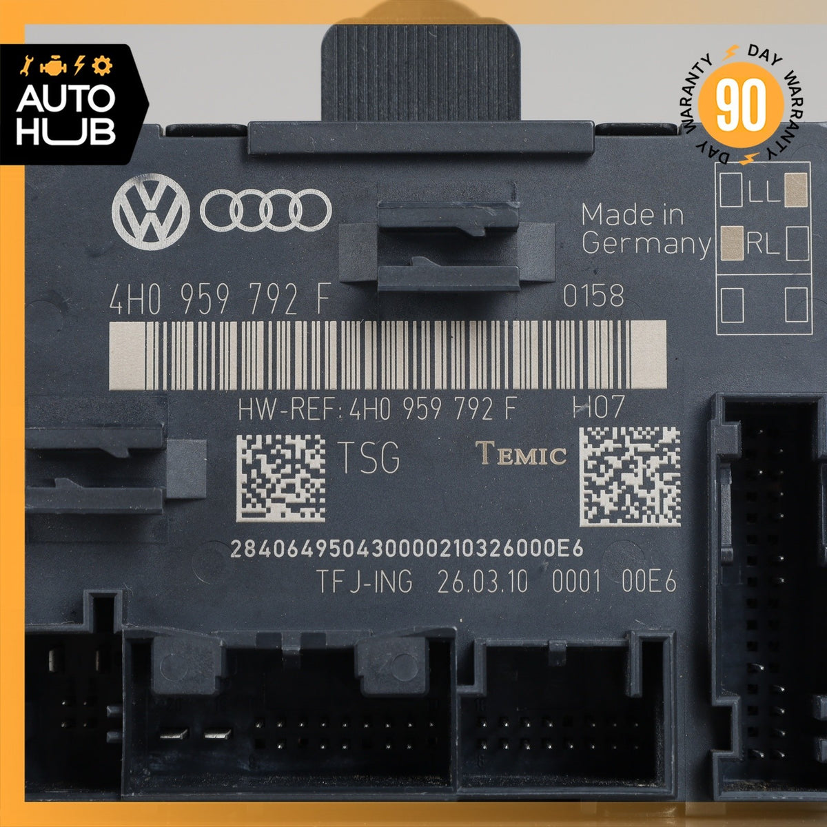 Audi D4 A8 Front Right Passenger Side Door Control Module OEM - photo 7