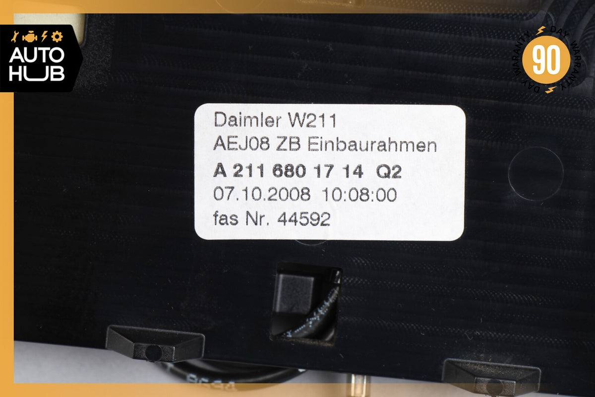 07-09 Mercedes W211 E350 CLS550 E63 AMG Hazard Switch Control Panel Wood OEM - photo 11