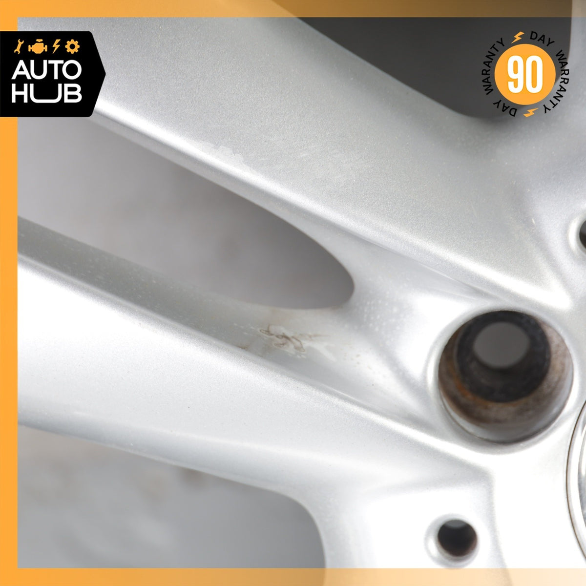 Mercedes W209 CLK350 SLK350 7.5 x 17 17" Front Wheel Rim Silver 2094014102 OEM - photo 9