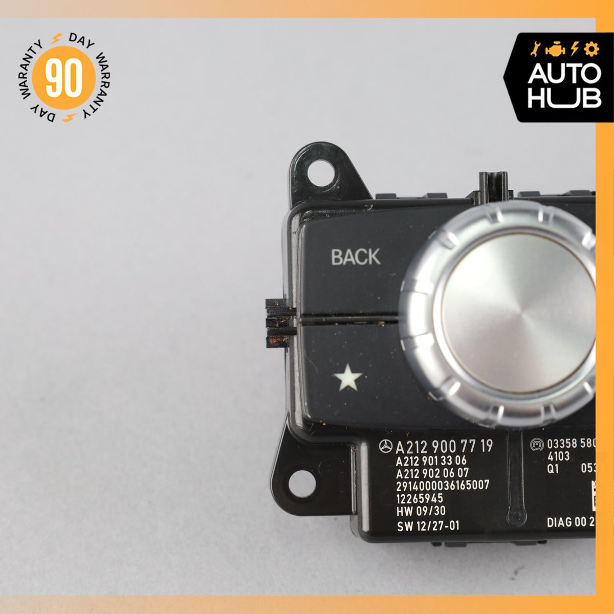 14-17 Mercedes W207 E350 E550 Console Head Unit Controller Knob Multi Switch OEM - photo 2