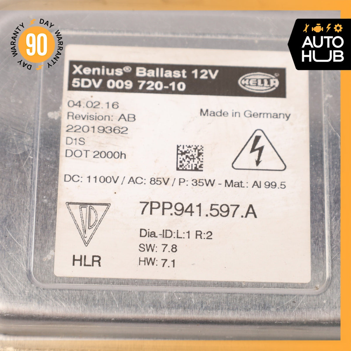 14-16 Porsche Panamera 970 Xenon HID Headlight Ballast Module Unit AFS OEM - photo 9