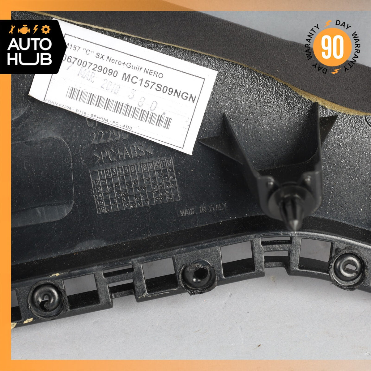 14-22 Maserati Ghibli M157 Rear Left Side Quarter Upper C Pillar Black OEM 41k - photo 9