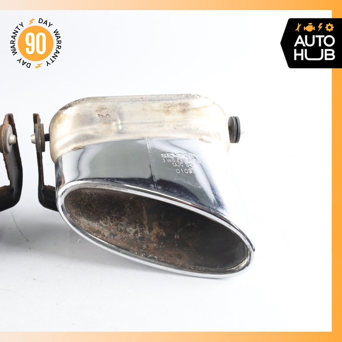 Bentley Continental GT GTC Exhaust Muffler Tips Left and Right Set OEM 73k - photo 4