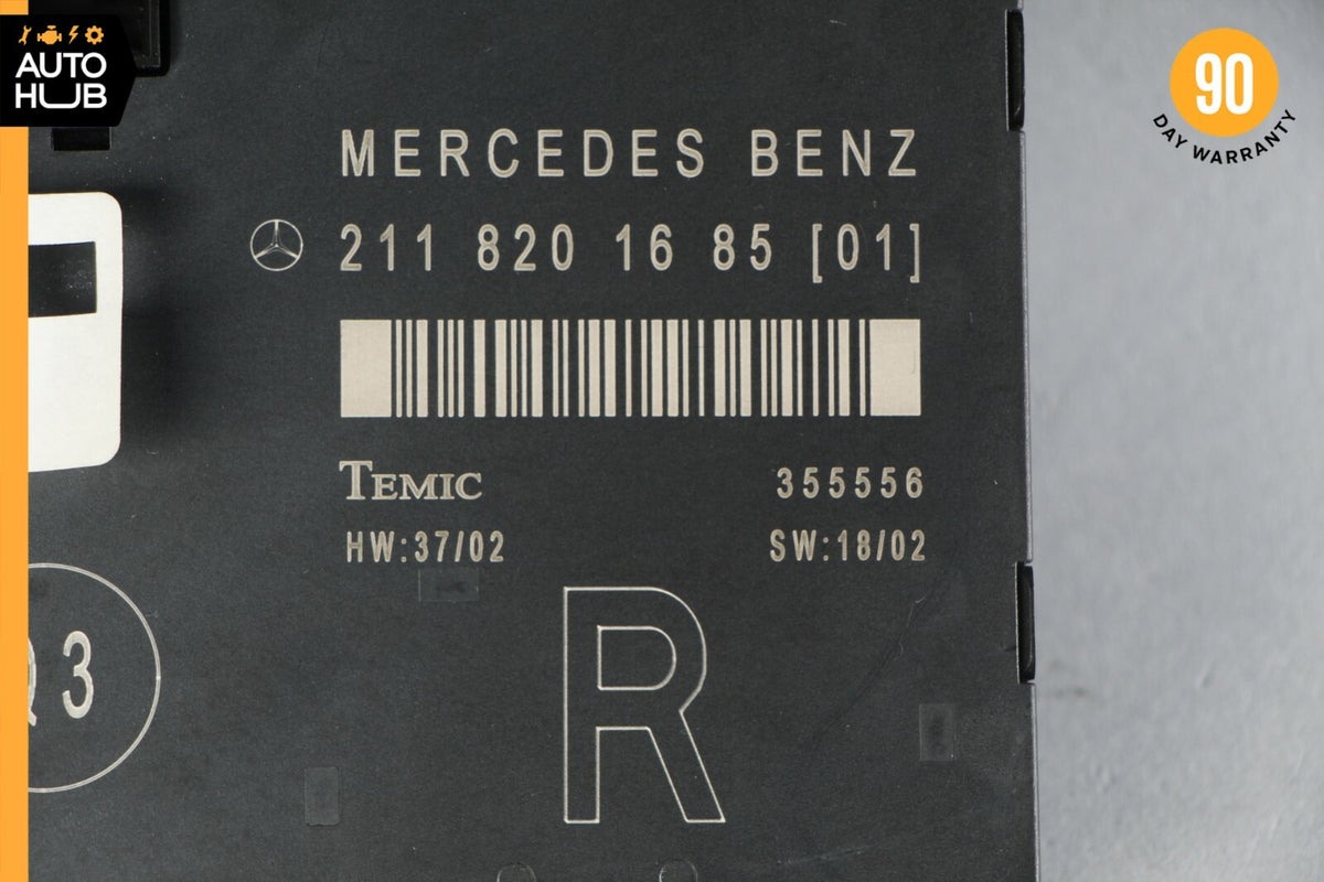 03-09 Mercedes W211 E55 AMG E550 Front Right Passenger Door Control Module OEM - photo 11