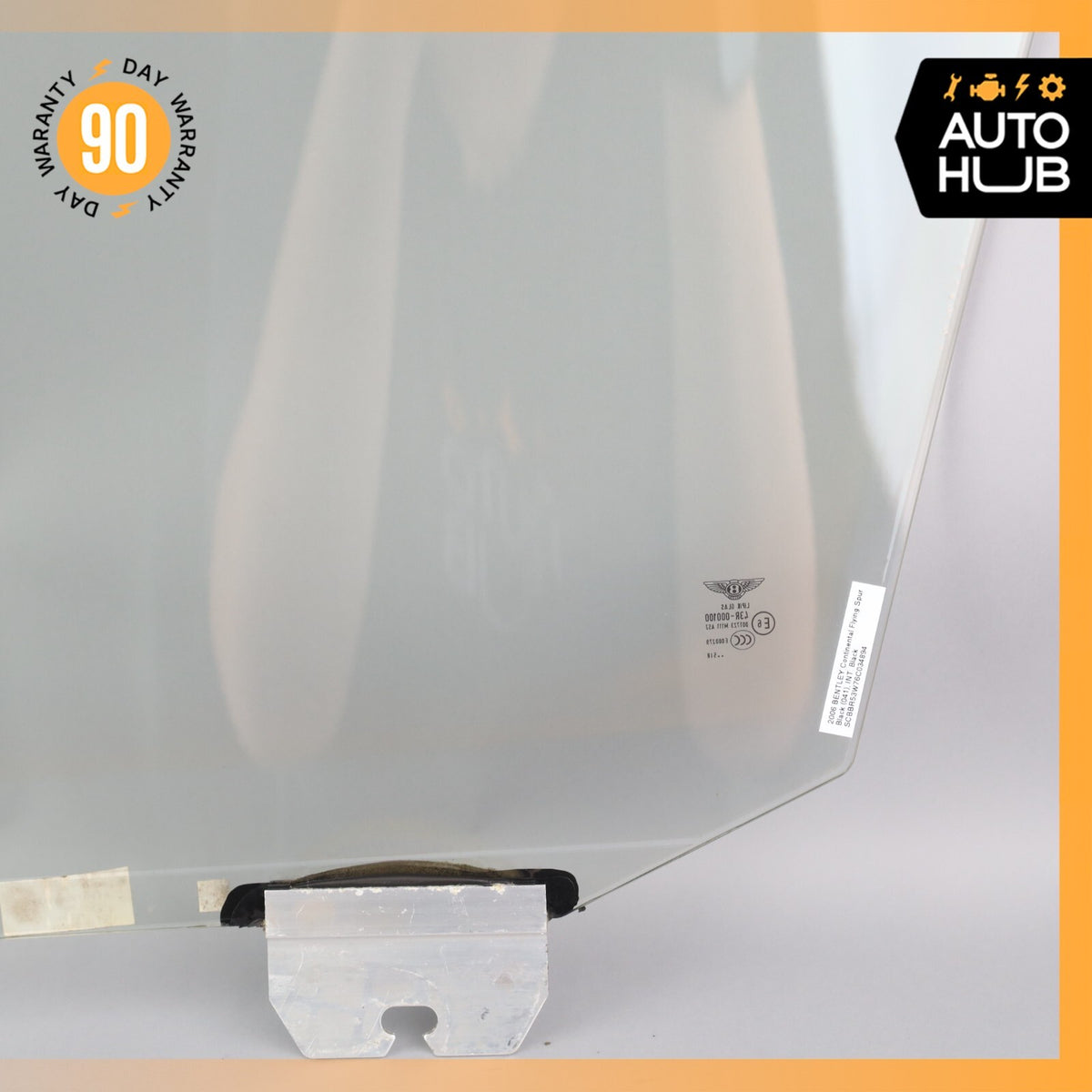 06-13 Bentley Continental Flying Spur Front Right Side Door Window Glass OEM - photo 12