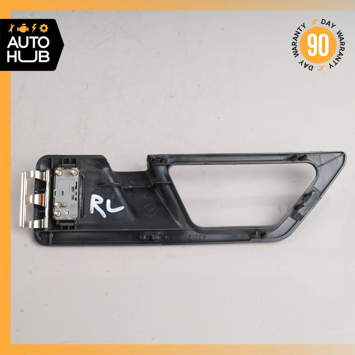86-95 Mercedes W124 300SE 300TE Rear Left Side Interior Door Handle Cover OEM - photo 4