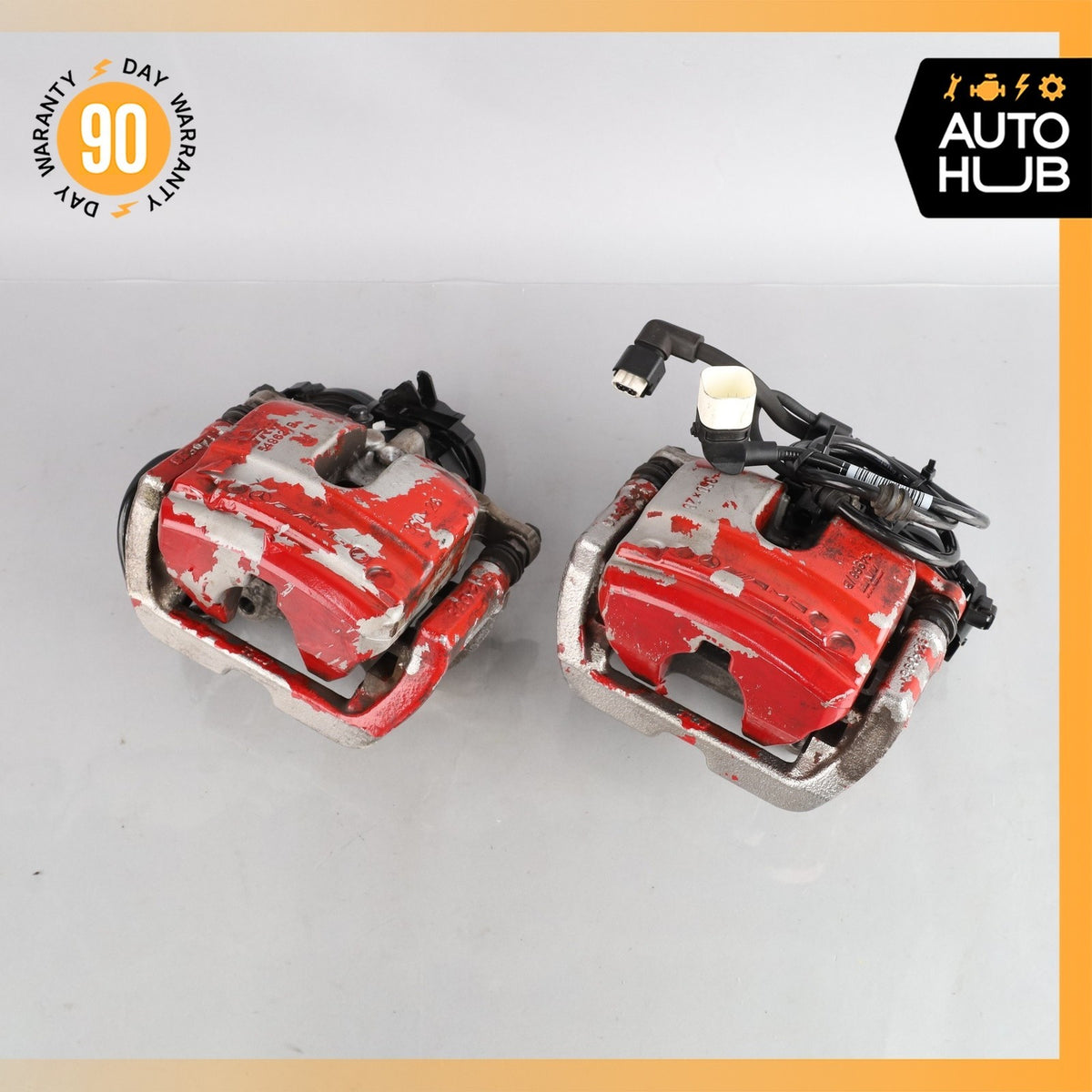 17-23 Mercedes W213 E43 CLS53 AMG Rear Brake Caliper Calipers Set w/Actuator OEM - photo 3