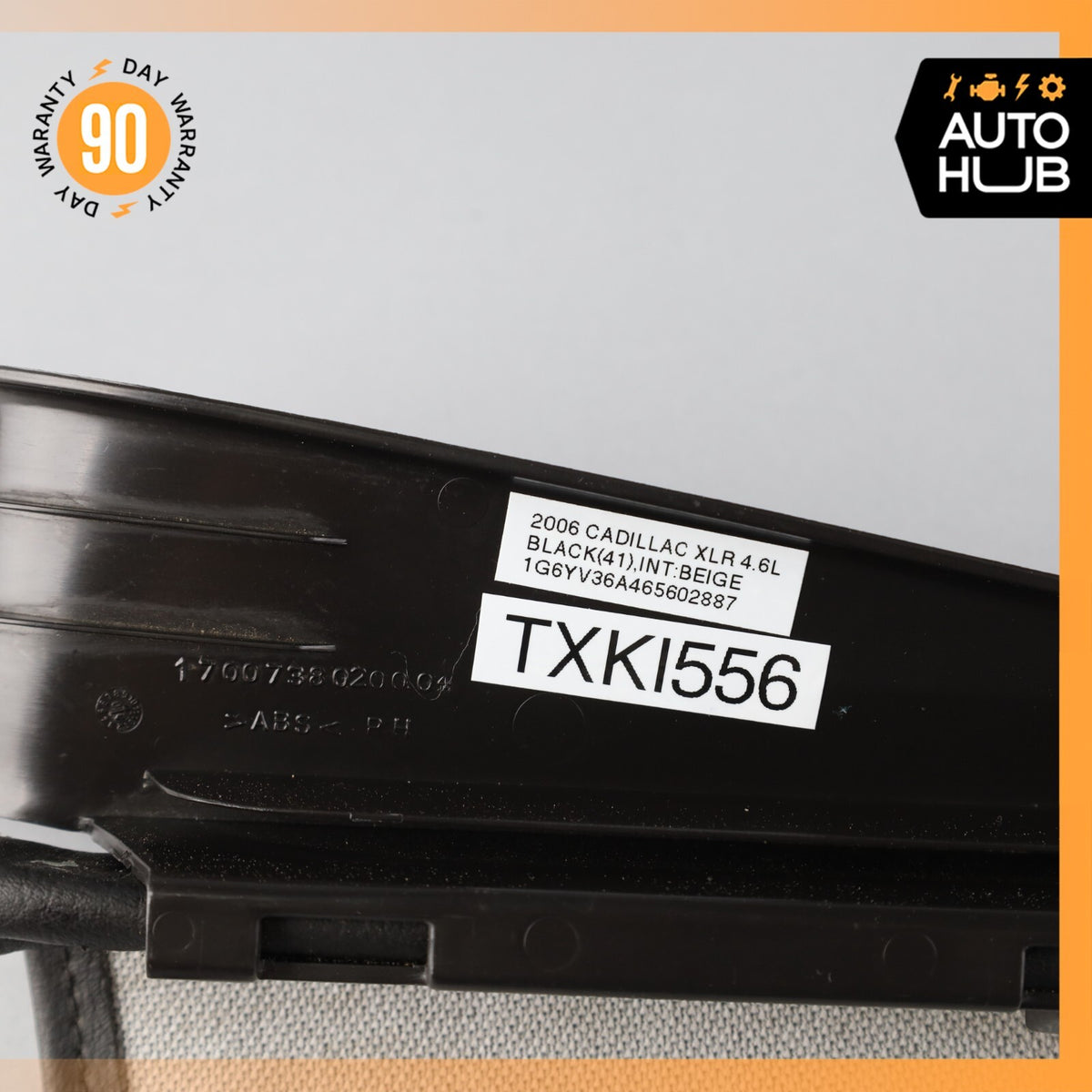 04-09 Cadillac XLR Right Passenger Side Quarter Glass Flap Black OEM - photo 17