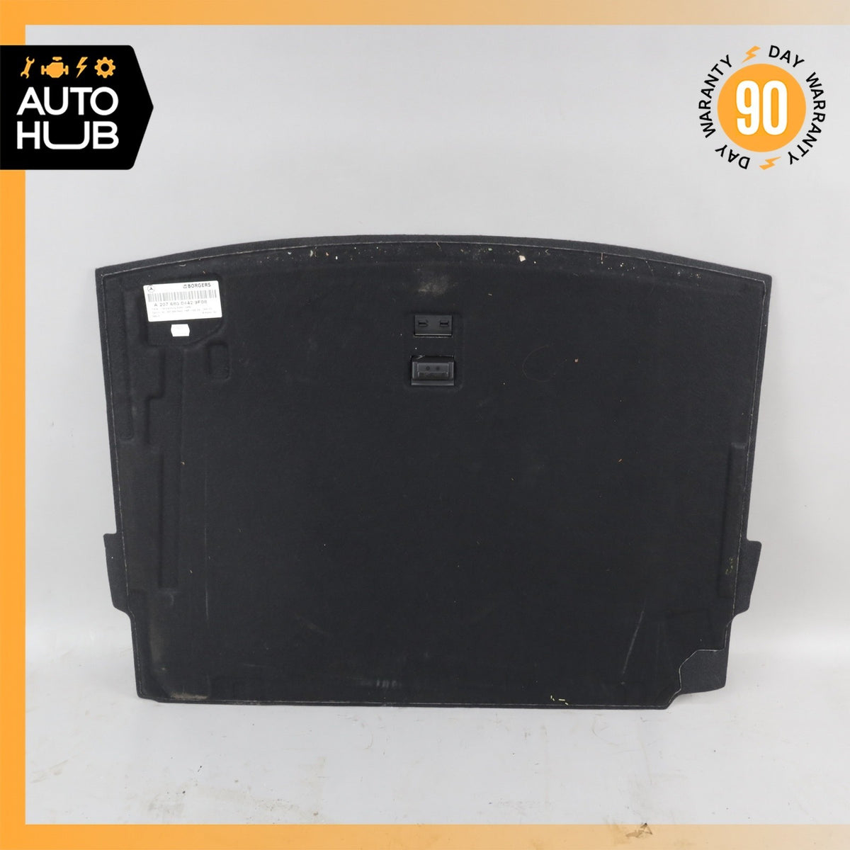 Mercedes W207 E350 E550 Trunk Compartment Floor Lining Trim Black OEM 57k - photo 10