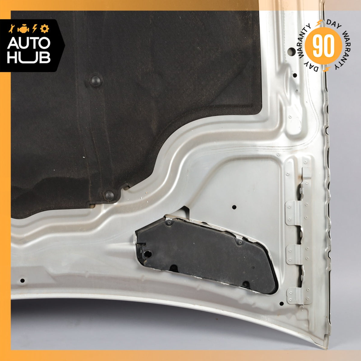 03-08 Mercedes R230 SL500 SL550 SL55 AMG Hood Cover Panel Assembly OEM 86k - photo 21