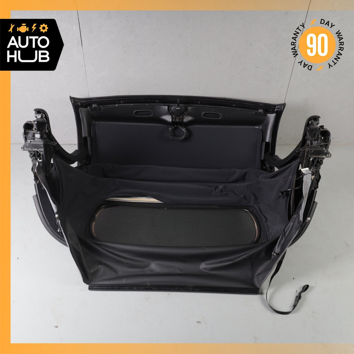 03-04 Porsche Boxster 986 Convertible Soft Top Roof Black OEM 61k - photo 10