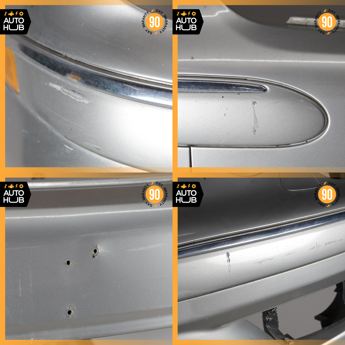 03-06 Mercedes W215 CL500 CL55 AMG Sport Front Bumper Cover Assembly Silver OEM - photo 9