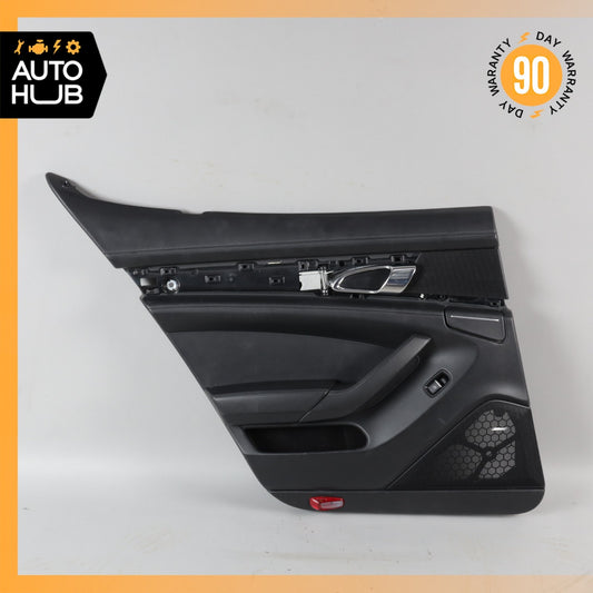 10-16 Porsche Panamera 970 S Rear Left Side Interior Door Panel Leather OEM 70k - photo 1