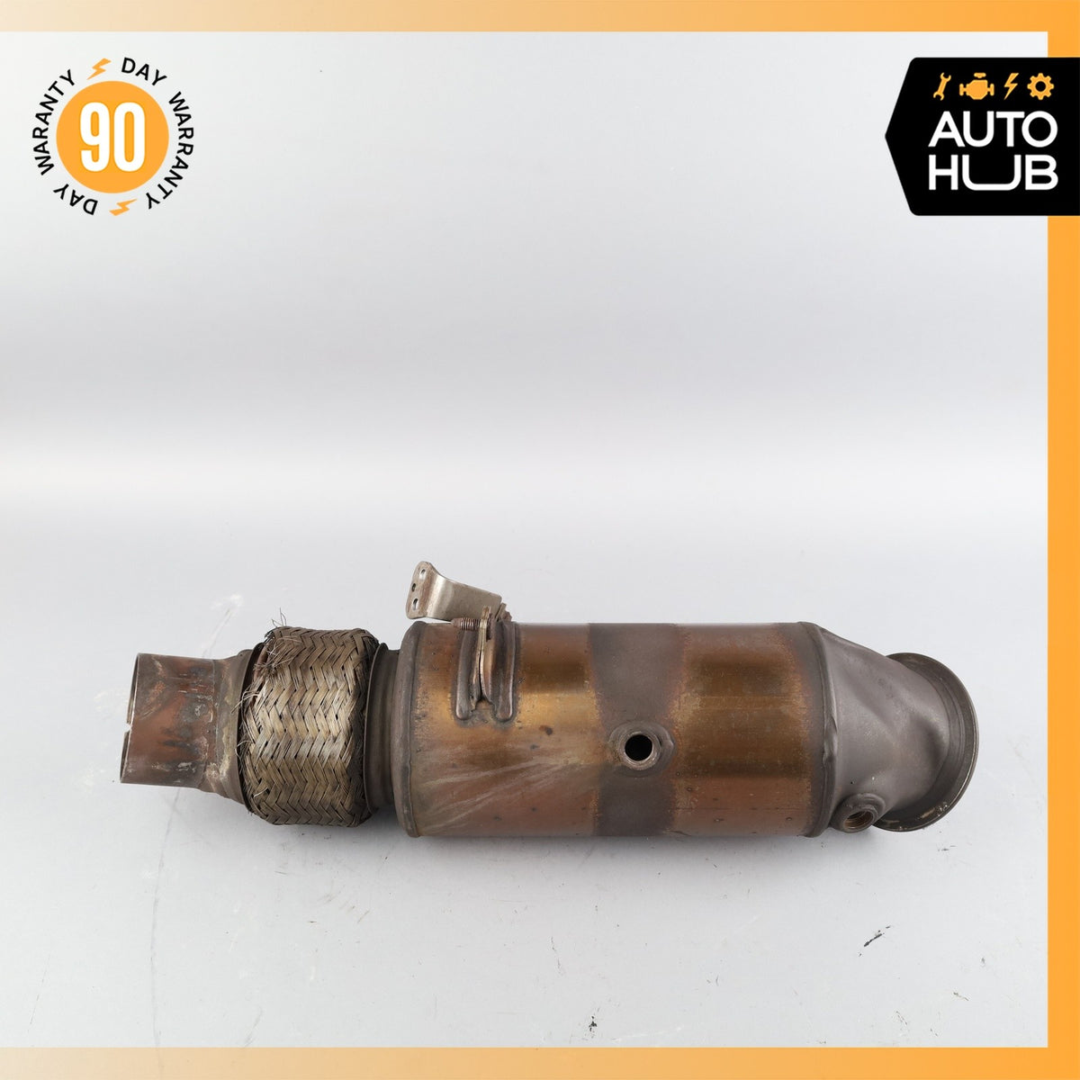 14-19 BMW F15 X5 X6 35i 535i 640i N55 3.0L Exhaust Downpipe 8603905 OEM 86k - photo 8