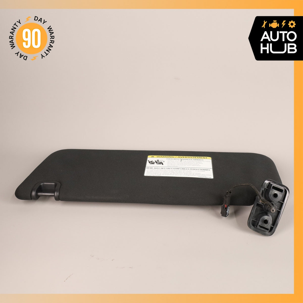 LR Range Rover Sport L494 L405 Right Sunvisor Sun Visor Shade Black OEM - photo 5