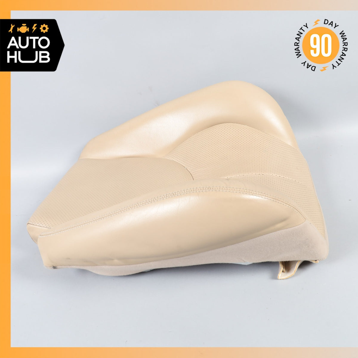 96-02 Mercedes R129 SL320 SL500 Right Side Top Upper Seat Cushion Beige OEM - photo 7