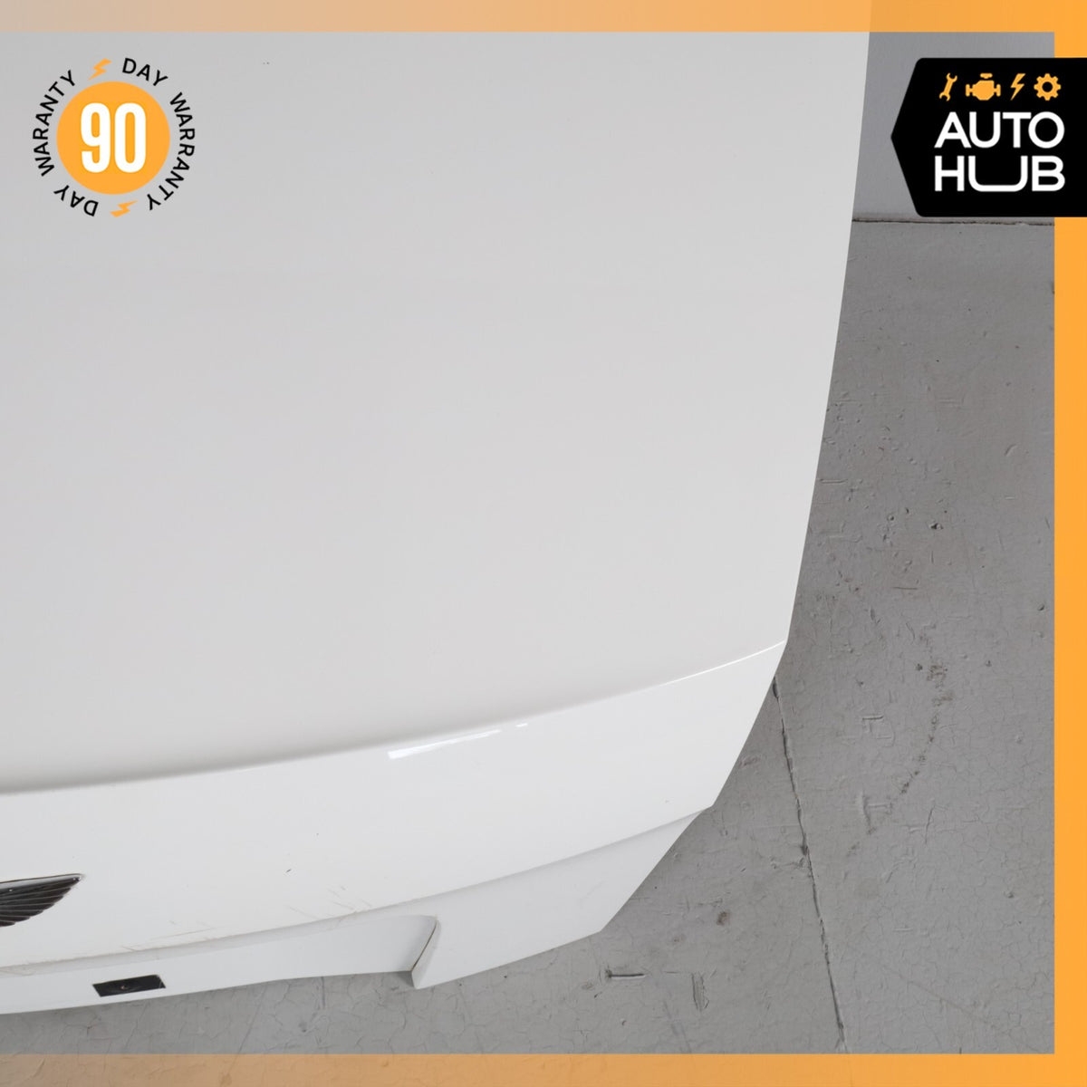 14-15 Bentley Flying Spur Trunk Lid Panel Assembly White OEM 44k - photo 6