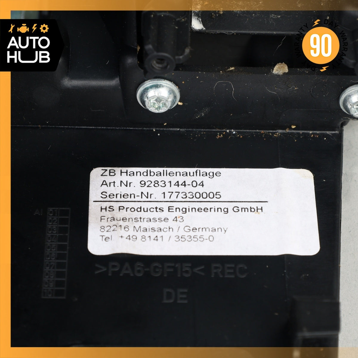 BMW i3 I01 Hybrid Center Console AUX Lighter Armrest Storage OEM - photo 11