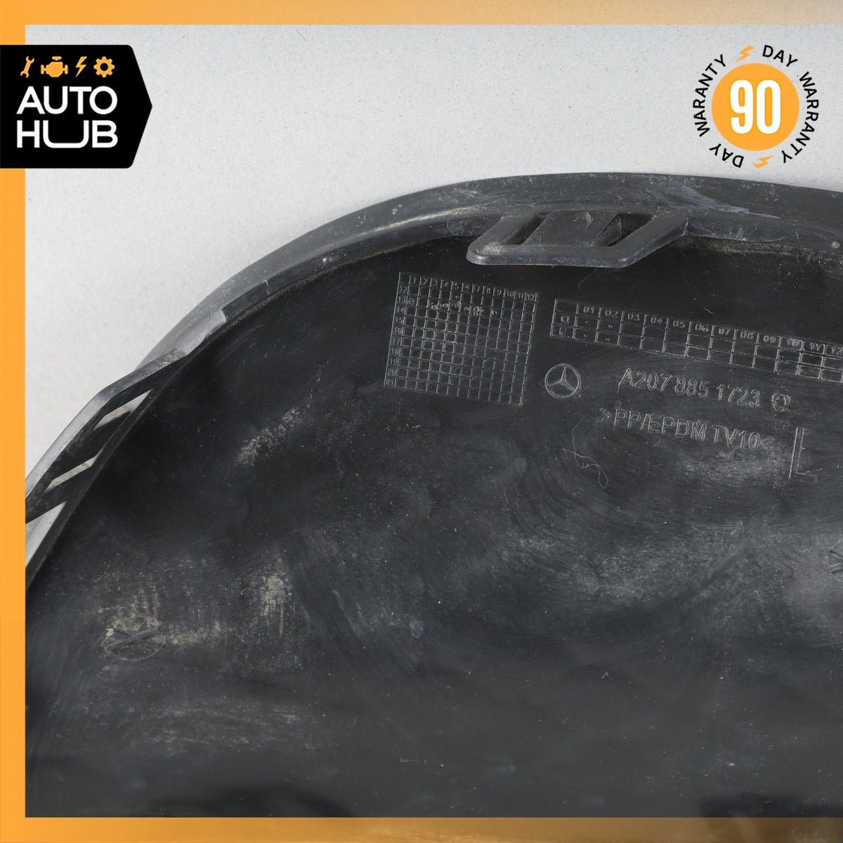 14-17 Mercedes W207 E350 E550 Front Bumper Left Mesh Grille Grill OEM - photo 8