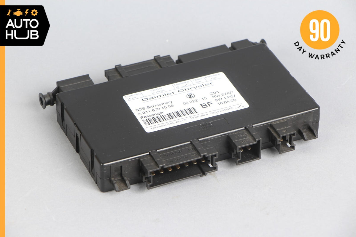 03-12 Mercedes W219 CLS550 E500 GL550 Seat Control Module Left Side OEM - photo 1