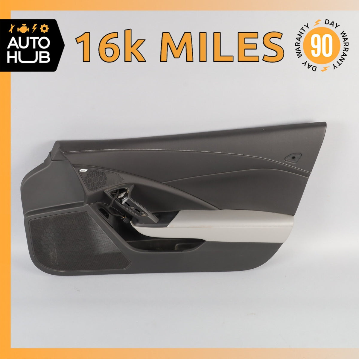 14-19 Chevrolet Corvette C7 Z51 Right Side Interior Door Panel Black OEM 16k - photo 1