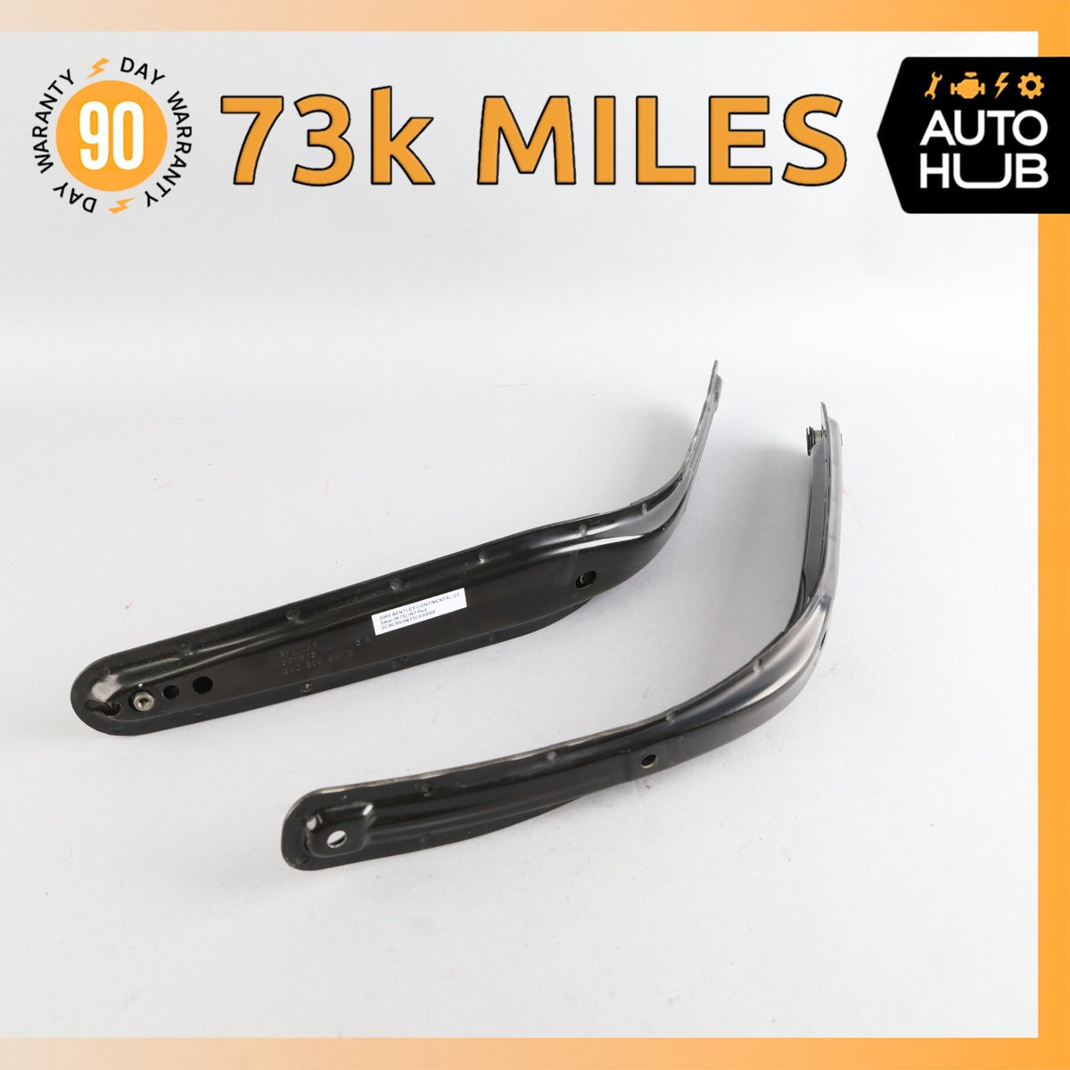 Bentley Continental GTC GT Left & Right Radiator Grill Support Bracket Set OEM - photo 1