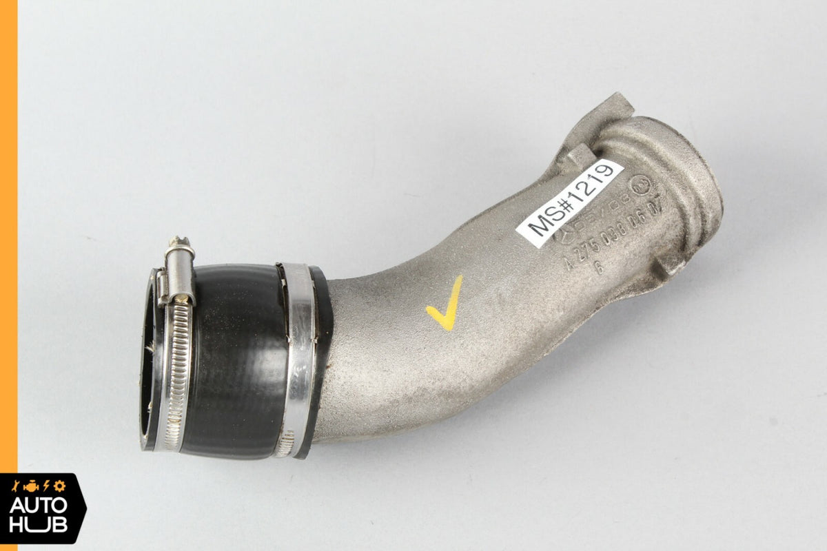 03-12 Mercedes W221 S600 CL65 AMG Turbocharger Hose Pipe Right 2750980607 OEM - photo 1