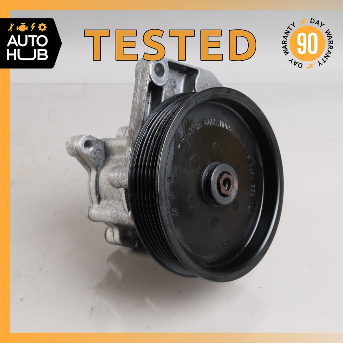 07-09 Mercedes W211 E350 Power Steering Pump 0054665801 OEM - photo 1